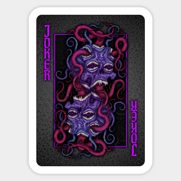 Azathoth Joker - Azhmodai 2020 Sticker by azhmodai